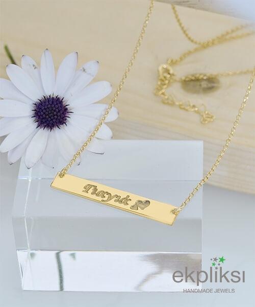 GR30 Metal bar necklace